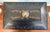 1990s Chinoiserie Style Gilt Decorated Black Tole Box With Scalloped Lid by Sarreid For Sale - Image 5 of 12