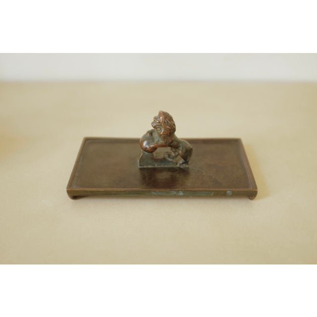1930s 1930s Bronze Paper Weight by Gab For Sale - Image 5 of 6
