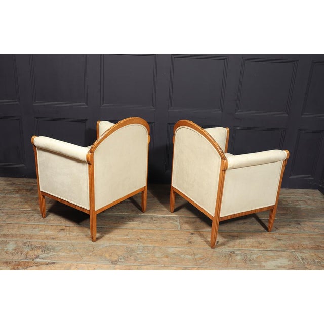 Set of French Art Deco Armchairs by Paul Follot, 1925 For Sale - Image 8 of 18