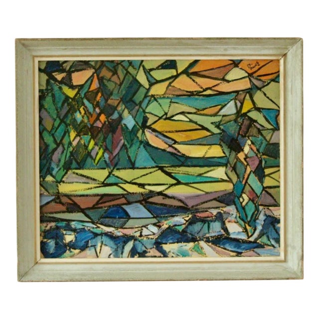 C. Borne, Björna, Ångermanland, 1948, Oil on Panel, Framed For Sale