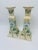 Chinoiserie Vintage Chinoiserie Ceramic Candlesticks, a Pair For Sale - Image 3 of 8