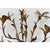 Mid-Century Modern Vintage French Gilded Metal Basket of Flowers Wall Sconce For Sale - Image 3 of 12
