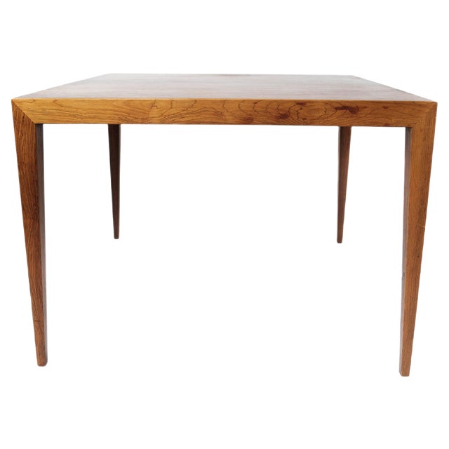 Rosewood Coffee Table by Severin Hansen for Haslev Furniture, 1960s For Sale