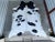 Early 21st Century Extra Large Natural Champagne & Black Brazilian Cowhide 94" X 112" For Sale - Image 5 of 5