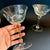 Mid-Century Modern 1950s Mid Century Modern Colony “Danube” Etched Champagne Glasses – Set of 2 For Sale - Image 3 of 5