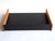 Dansk Mid 20th Century Desk Organizer Tray in Oak With Faux Leather Lining For Sale - Image 4 of 9