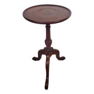 Mid-Century English Tripod Wine Table in Mahogany, 1970s For Sale