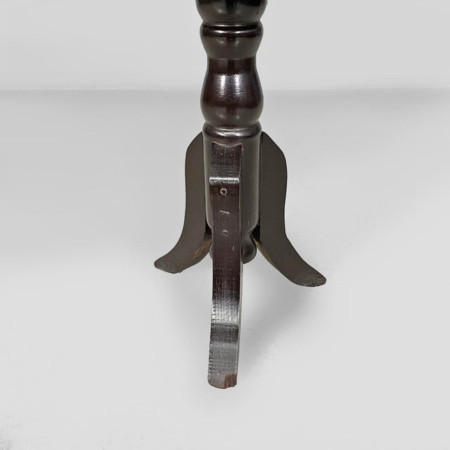Italian Antique Chair in Black Wood, 1800s For Sale - Image 13 of 14