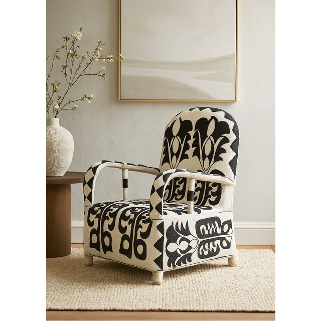 Handmade by master artisans trained in centuries-old seed beading techniques, these chairs require three months of...