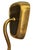 Metal 1940s French Art Deco Brass and Textured Glass Wall Sconces - a Pair For Sale - Image 7 of 7
