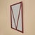Mid-Century Modern Italian Red Lacquered Wall Mirror, 1970s For Sale - Image 3 of 9