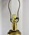 Mid 20th Century Hollywood Regency Chinoiserie Brass Table Lamp With Embossed Landscape Motif on Wood Base For Sale - Image 10 of 13
