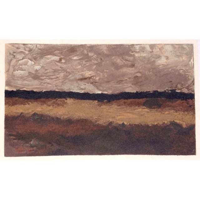 Braque Les Champs Ciel Bas 1956-57 Varengeville For Sale