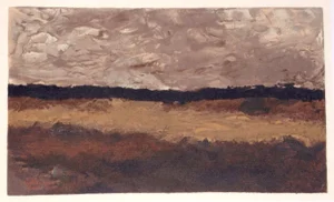 Braque Les Champs Ciel Bas 1956-57 Varengeville