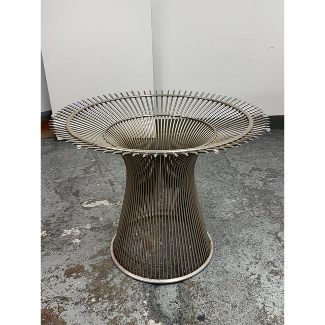 Metal Warren Platner for Knoll Platner Table, 53 Inches For Sale - Image 7 of 12