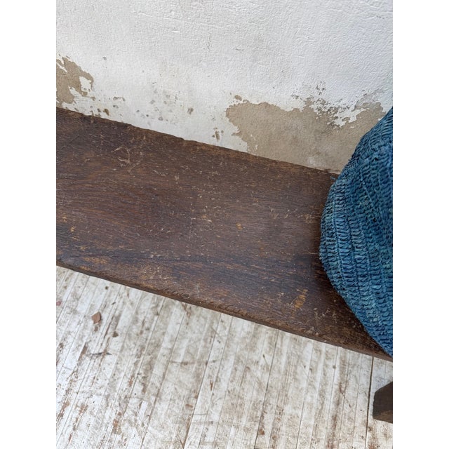 Oak Farm Bench, 1950s For Sale - Image 13 of 18