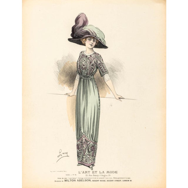Collection of French Fashion Plates, 14 For Sale - Image 12 of 17