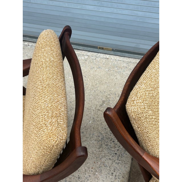 Mid-Century Modern 1960s Pair Dutch Open Armchairs “ the Knot” For Sale - Image 3 of 11