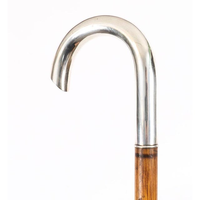 Antique Swedish Silver Walking Cane Stick, 1890s For Sale - Image 9 of 12