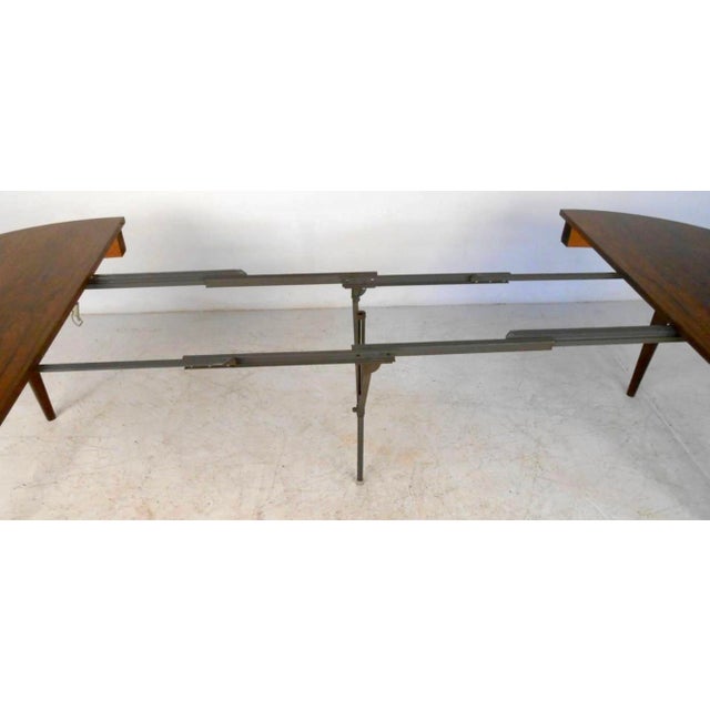 Mid 20th Century Omann Jun 8 Foot Rosewood Dining Table For Sale In New York - Image 6 of 13