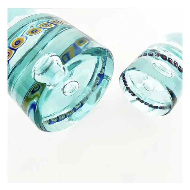 Pair of La Murrina Paperweights Vintage 1980 -Art- Year: approx. 1980 attr. The Murrina Materials: Murano Condition: Very...