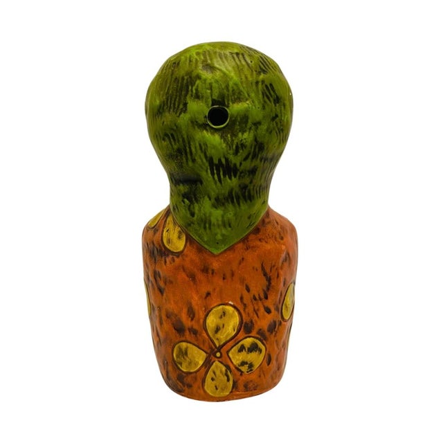 Pride Creations Papier Mache Babushka Doll Wall Pocket Japan, 1960 For Sale - Image 4 of 7