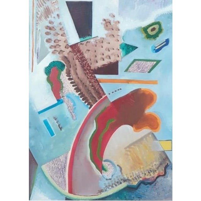 2000 - 2009 Doris Vlasek-Hails, American (1938 - 2004), Abstract, Oil on Paper For Sale - Image 5 of 6