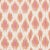 Sample - Schumacher Presidio Ikat Fabric in Orange For Sale