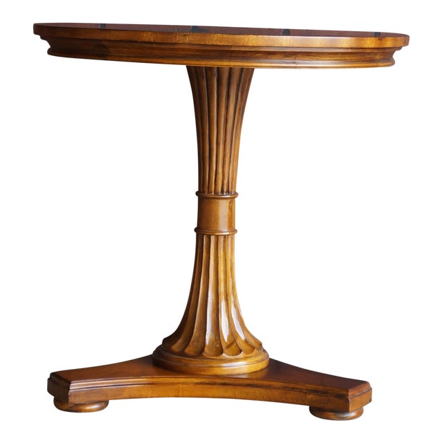 Ethan Allen Townhouse Round Pedestal End Table Chairish