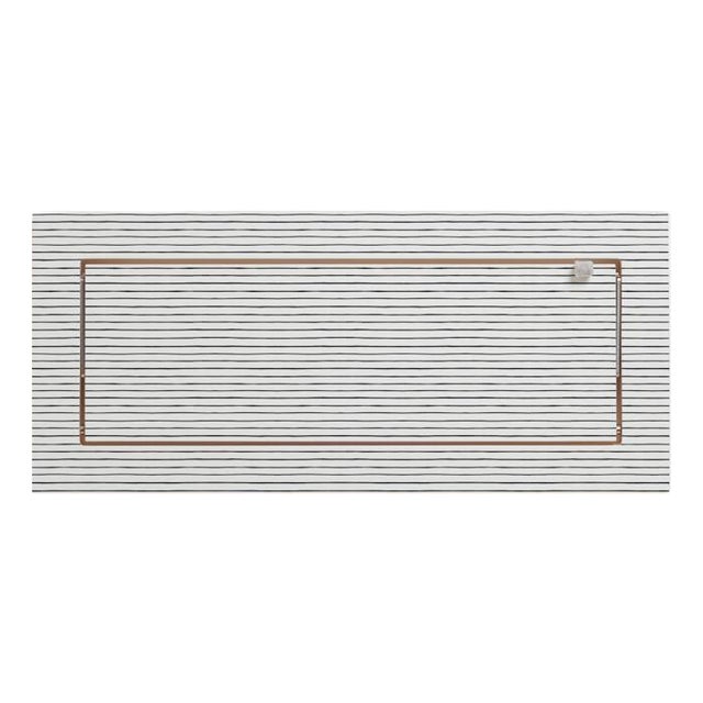 60×27-1 Fläpps Shelf with Watercolor Stripes by Kind of Style for Ambivalenz For Sale