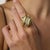 This striking vintage Andrew Clunn cocktail ring is a bold and beautifully crafted design from the 1980’s, showcasing the...
