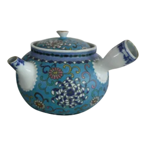 Antique Japanese Totai Shippo Porcelain Teapot