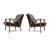 Vintage Swedish Armchairs in Leather by Inge Andersson from Brødere Andersen, 1960, Set of 2 For Sale - Image 4 of 11