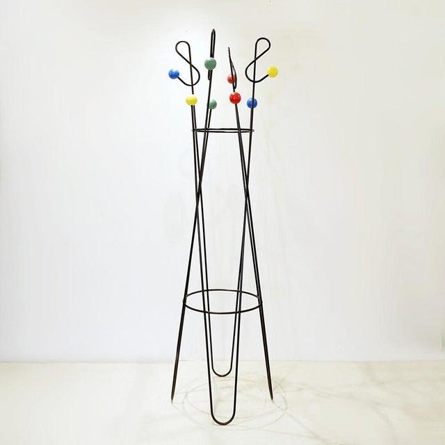 Clef de Sol Coat Rack from Roger Feraud, 1950s For Sale - Image 15 of 15