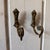 Gold Antique French Bronze Curtain Tiebacks with Architectural Detailing, 1890s, Set of 2 For Sale - Image 8 of 8