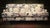 Cream Vintage Three-Seater Sofa in Floral Velvet, 2010s For Sale - Image 8 of 18