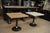 Black Vintage Oak Bistro Table, 1960s For Sale - Image 8 of 12