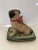 Pug on a Pillow Vintage Tabletop Ceramic Sculpture For Sale - Image 9 of 10