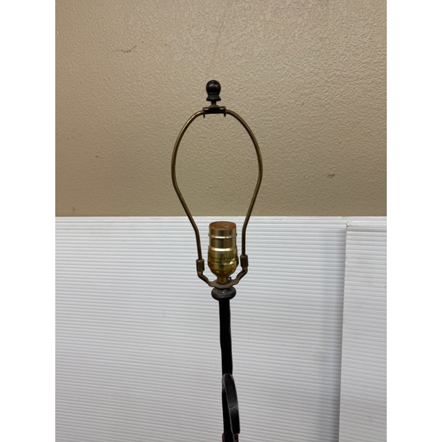 Fritz Scholder Handmade Copper + Iron Floor Lamp For Sale In San Francisco - Image 6 of 12