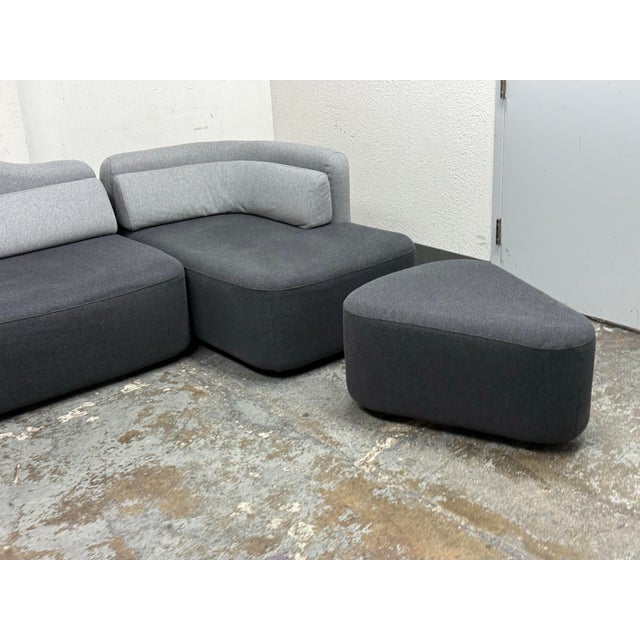 Modern Karim Rashid for BoConcept Ottawa Modular Sofa + Ottoman For Sale - Image 3 of 12
