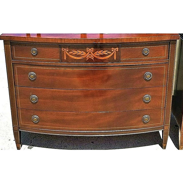 Antique Vanleigh Furniture of New York Mahogany Federal Style Dresser Chairish
