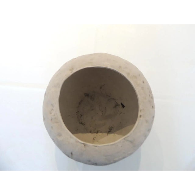 1970s Mid-Century Modern Ceramic Round Decorative Vase For Sale - Image 5 of 8