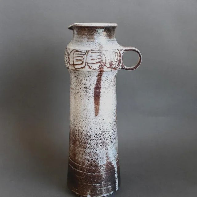 1960s Large Vintage French Decorative Vase by Michel and Nicole Anasse, 1960s For Sale - Image 5 of 18