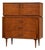 1960s Refinished Walnut Tall Dresser by Kroehler Furniture For Sale