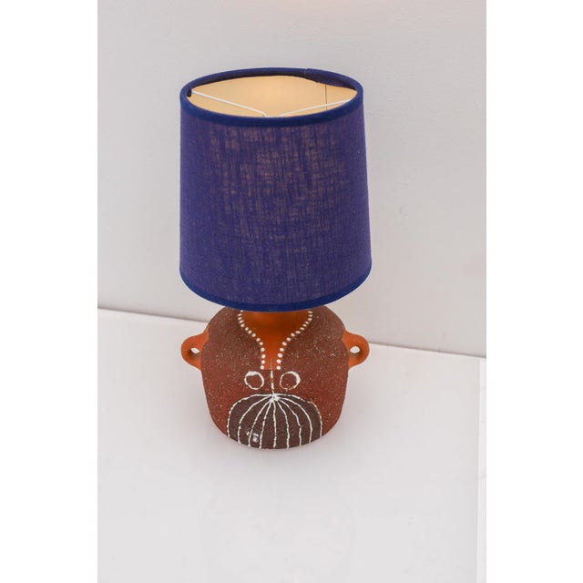 1970s Scandinavian Pottery Table Lamp by Thomas Hellström for Nittsjö, 1970s For Sale - Image 5 of 13