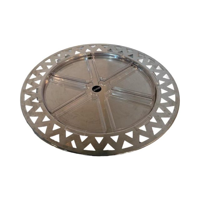Low King Kong Lattice Serving Tray in Stainless Steel and Plastic by Stefano Giovannoni and Guido Venturini for Alessi For Sale - Image 10 of 10