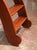Wood Mid-Century English Mahogany Folding Library Steps With Brass Hinges For Sale - Image 7 of 11