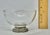 Transparent Vintage Frank M. Whiting & Co. 4 1/4” Glass Candy Bowl Decorative Gadroon Ribbed Pattern Sterling Silver Base For Sale - Image 8 of 10