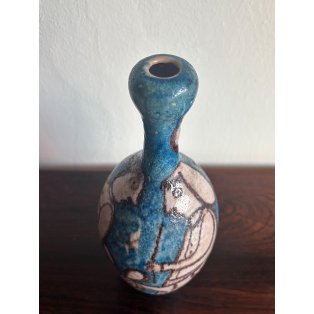 Mid-Century Modern Stoneware Vase from Guido Gambone, Italy, 1950 For Sale - Image 3 of 7