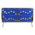 Contemporary Blue Sideboard with 28 Murano Jewel and Brass from Justfurnituress SRL For Sale - Image 3 of 13